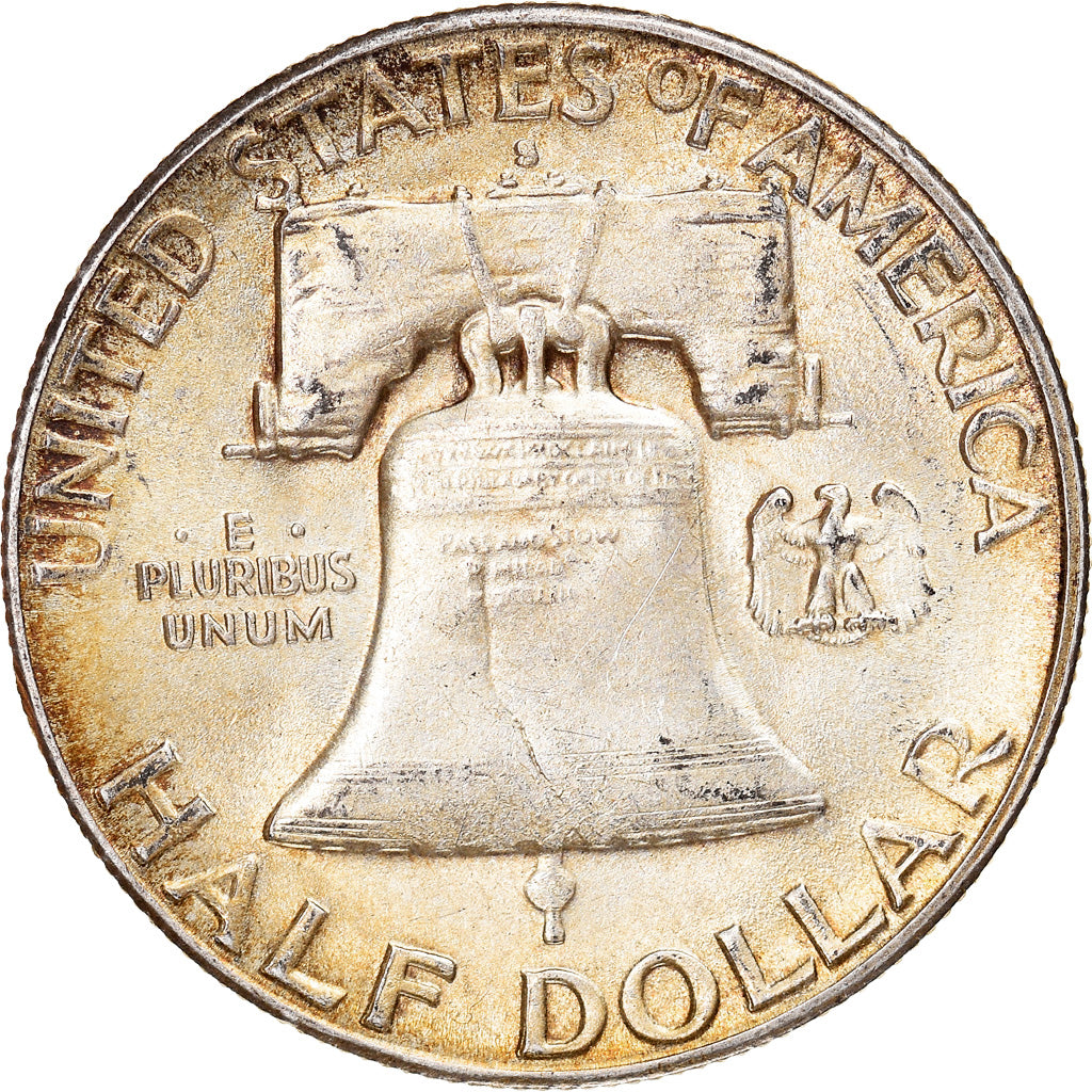 Coin, United States, Franklin Half Dollar, Half Dollar, 1949, U.S. Mint, San
