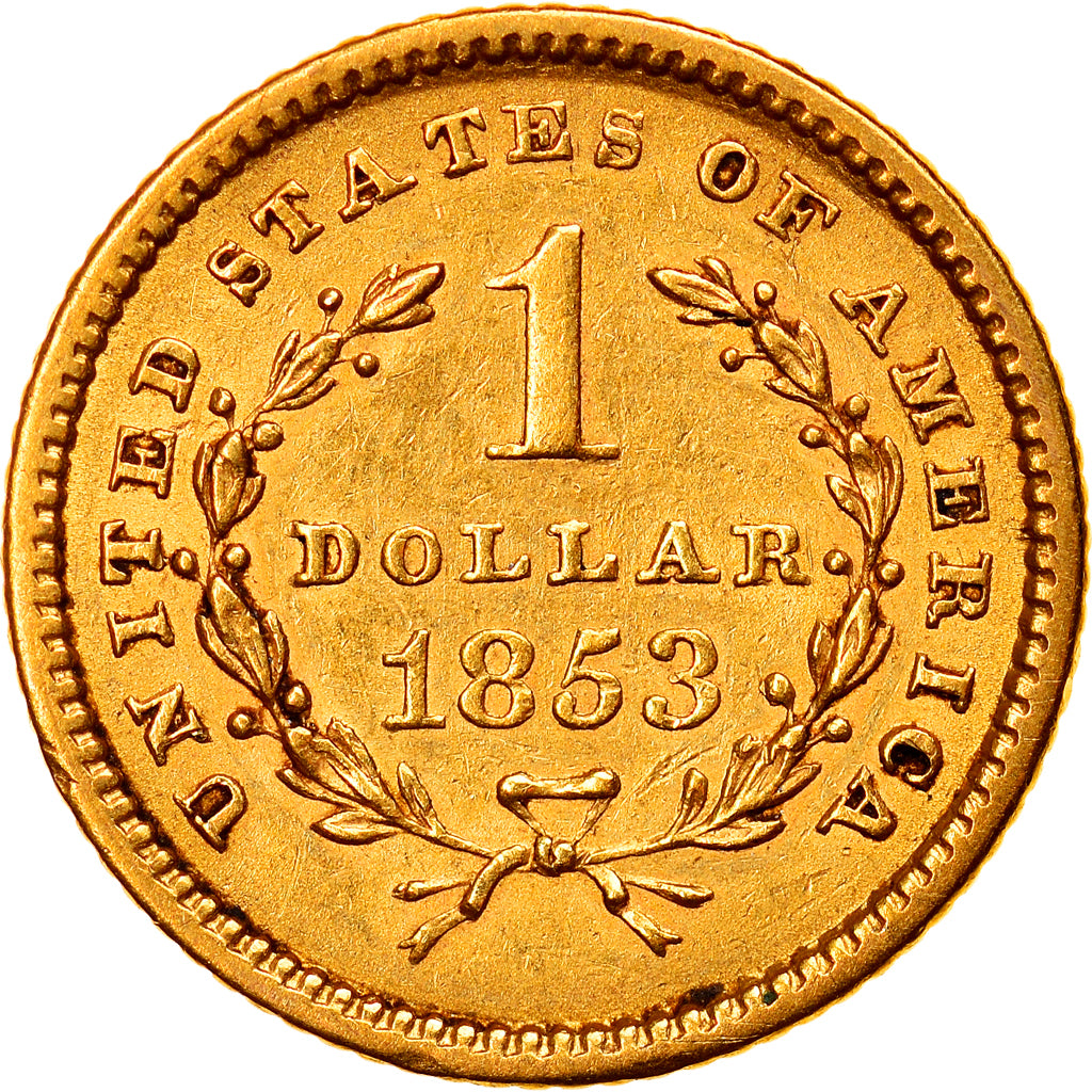 Münze, Vereinigte Staaten, Liberty Head - Type 1, Dollar, 1853, U.S. Mint