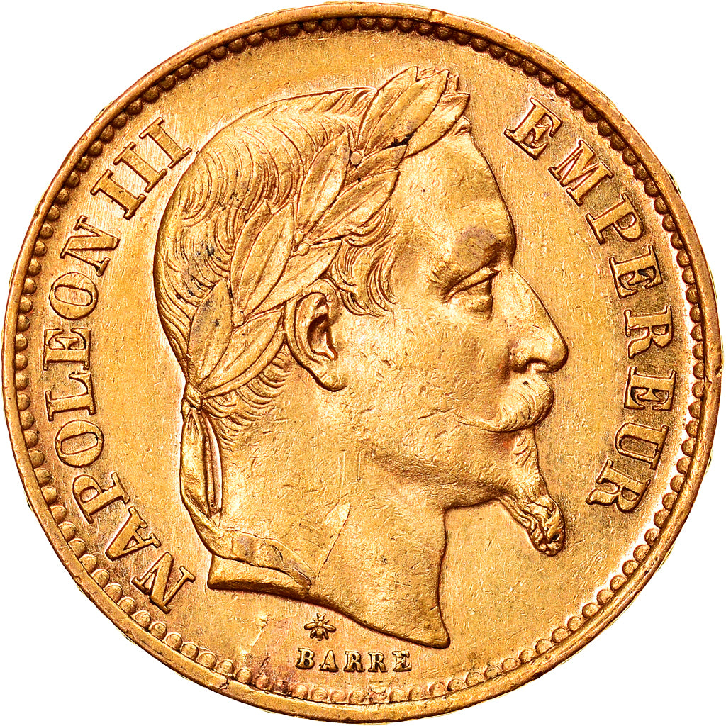 Munten, Frankrijk, Napoleon III, Napoléon III, 20 Francs, 1870, Paris, ZF+
