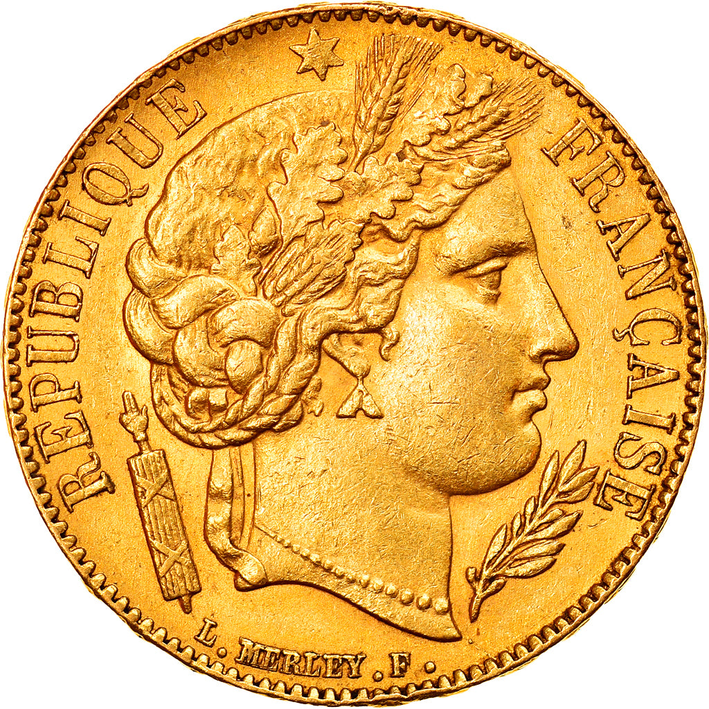 Monnaie, France, Cérès, 20 Francs, 1851, Paris, TTB+, Or, Gadoury:1059, KM:762