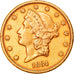 Coin, United States, Liberty Head, $20, Double Eagle, 1884, U.S. Mint, San