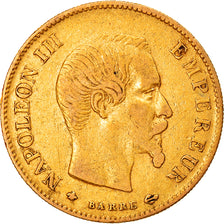 Moneta, Francja, Napoleon III, Napoléon III, 10 Francs, 1858, Strasbourg