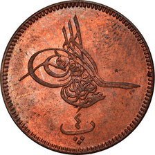 Coin, Egypt, Abdul Aziz, 4 Para, 1863 (1277//4), MS(63), Bronze, KM:240
