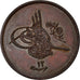 Coin, Egypt, Abdul Hamid II, 1/40 Qirsh, 1886 (1293//12), Misr, MS(60-62)