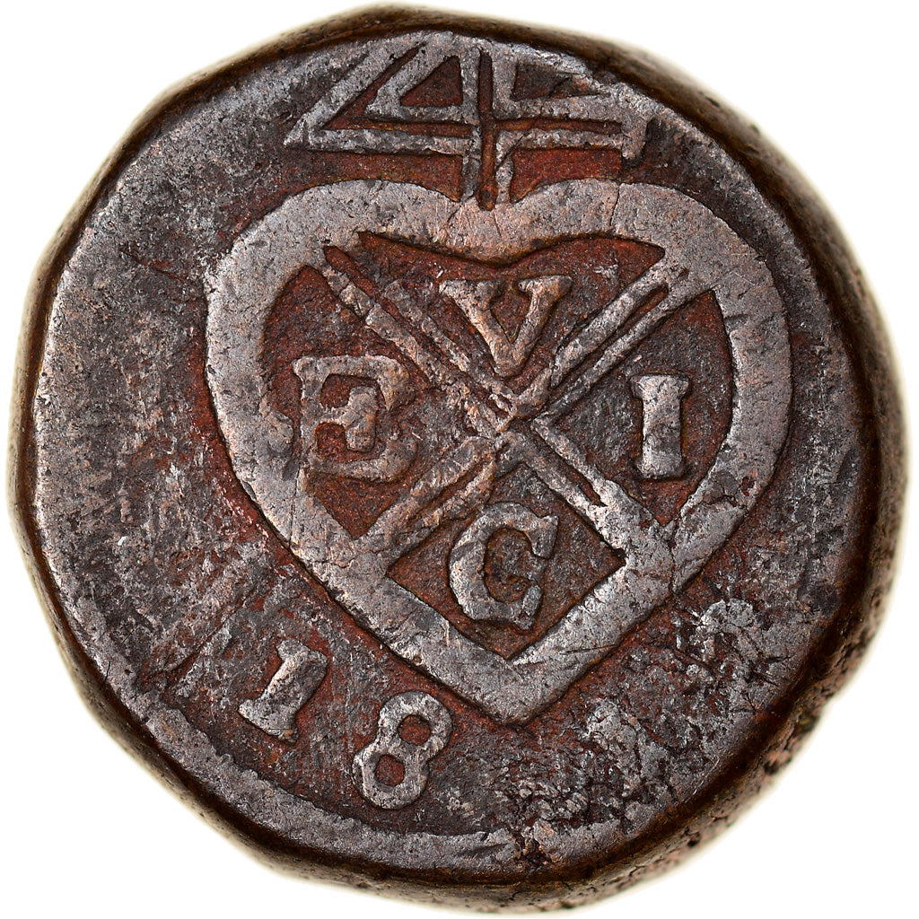 Coin, INDIA-BRITISH, BOMBAY PRESIDENCY, Pice, 1813, VF(20-25), Copper, KM:198