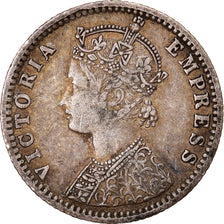 Coin, INDIA-BRITISH, Victoria, 1/4 Rupee, 1898, Bombay, EF(40-45), Silver