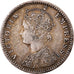 Coin, INDIA-BRITISH, Victoria, 1/4 Rupee, 1898, Bombay, EF(40-45), Silver
