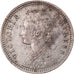 Monnaie, INDIA-BRITISH, Victoria, 1/4 Rupee, 1887, Calcutta, TTB+, Argent