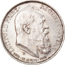 Coin, German States, BAVARIA, Otto, 3 Mark, 1911, Munich, MS(60-62), Silver