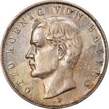 Moneta, Stati tedeschi, BAVARIA, Otto, 3 Mark, 1912, Munich, BB+, Argento