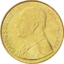 VATICAN CITY, 20 Lire, 1980, KM #144, MS(63), Aluminum-Bronze, 21.25, 3.56