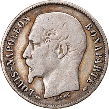 Moneta, Francia, Napoléon III, 50 Centimes, 1852, Paris, B+, Argento, KM:793