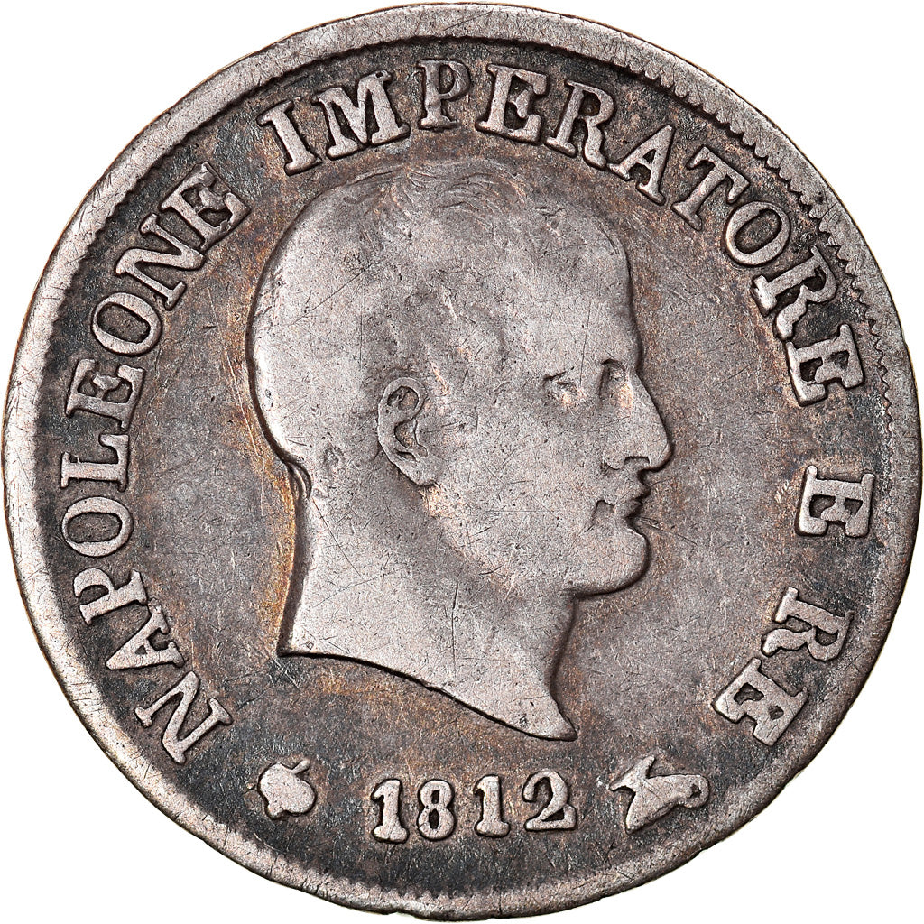 Moneta, STATI ITALIANI, KINGDOM OF NAPOLEON, Napoleon I, 10 Soldi, 1812, Milan
