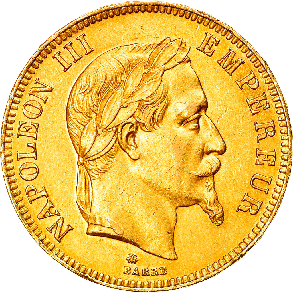 Monnaie, France, Napoleon III, Napoléon III, 100 Francs, 1869, Paris, TTB+, Or