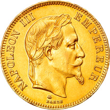 Monnaie, France, Napoleon III, Napoléon III, 100 Francs, 1869, Paris, TTB+, Or