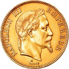 Coin, France, Napoleon III, Napoléon III, 100 Francs, 1862, Paris, EF(40-45)