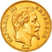 Munten, Frankrijk, Napoleon III, 100 Francs, 1866, Strasbourg, ZF, Goud