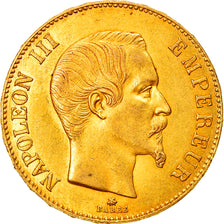 Moeda, França, Napoleon III, Napoléon III, 100 Francs, 1859, Strasbourg