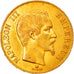 Moeda, França, Napoleon III, Napoléon III, 100 Francs, 1859, Strasbourg