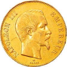 Monnaie, France, Napoleon III, 100 Francs, 1855, Paris, TB+, Or, Gadoury:1135