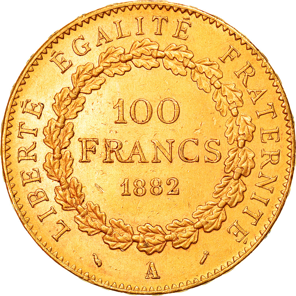 Münze, Frankreich, Génie, 100 Francs, 1882, Paris, SS+, Gold, KM:832