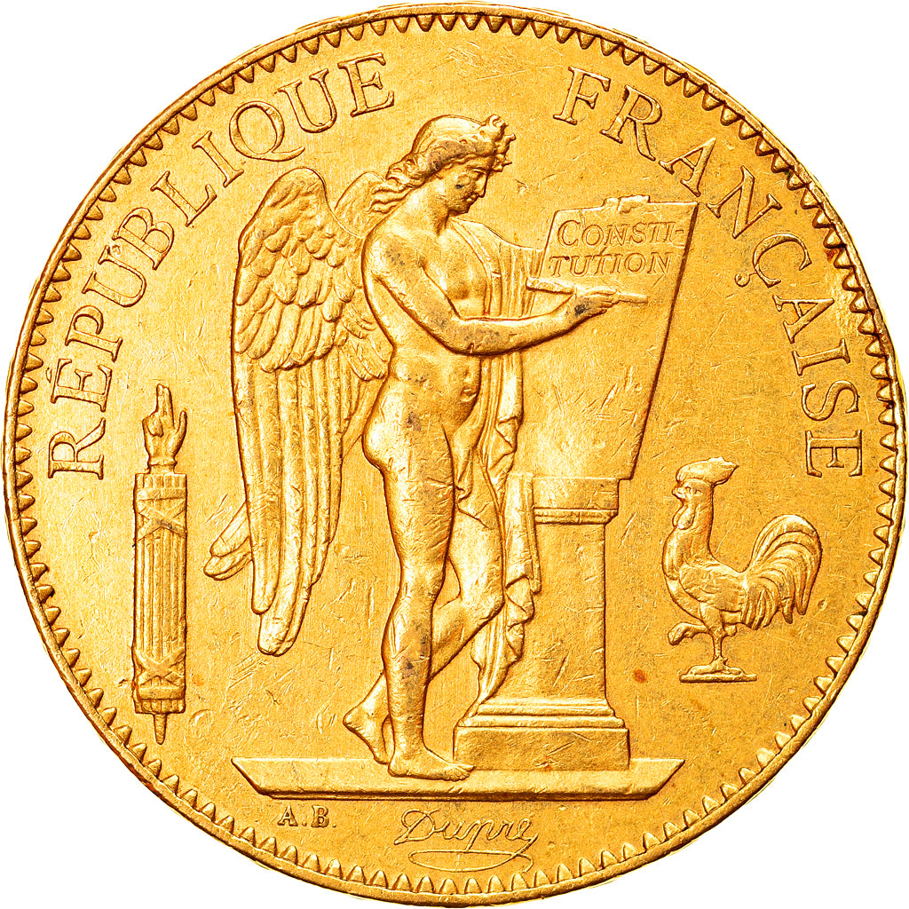 Monnaie, France, Génie, 100 Francs, 1878, Paris, TTB+, Or, Gadoury:1137, KM:832