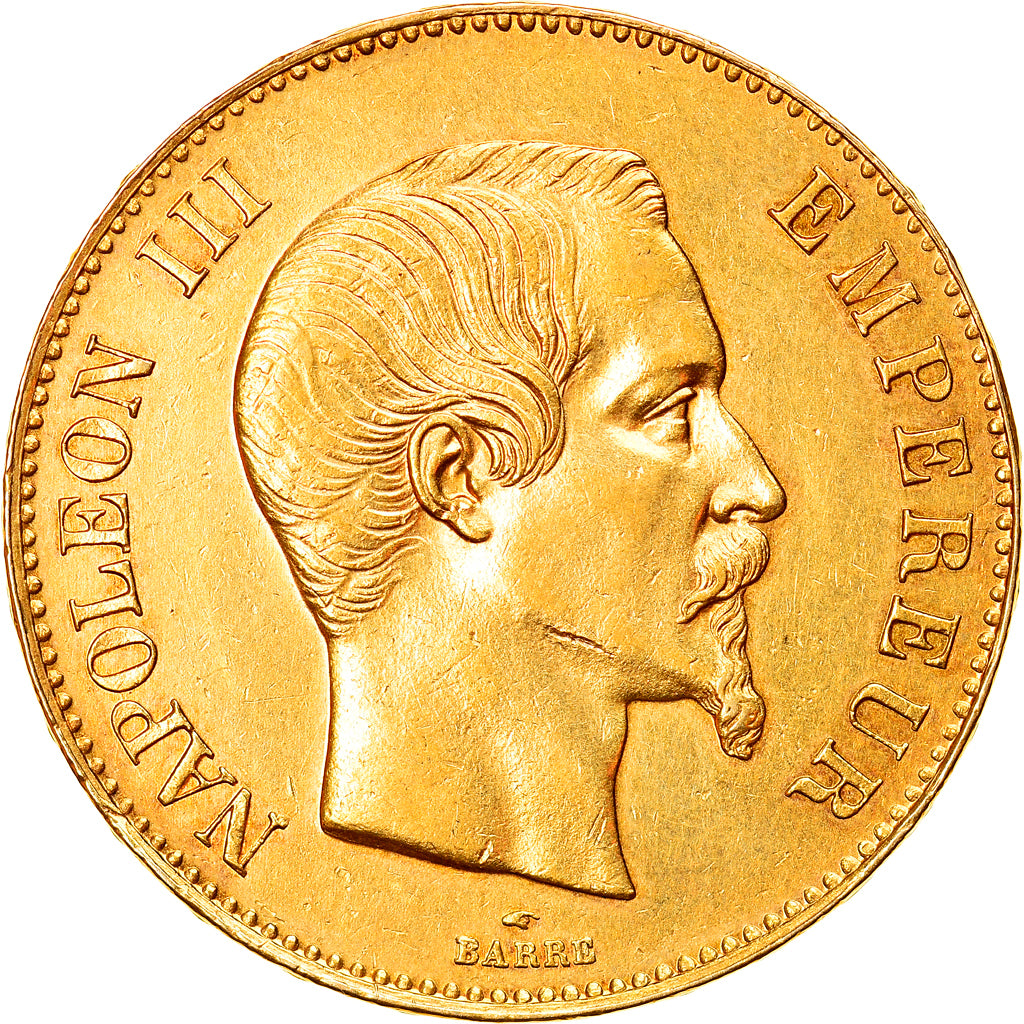 Munten, Frankrijk, Napoleon III, Napoléon III, 100 Francs, 1858, Paris, ZF+