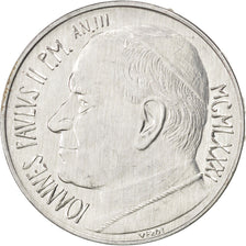 Moneda, CIUDAD DEL VATICANO, John Paul II, 10 Lire, 1981, SC, Aluminio, KM:155