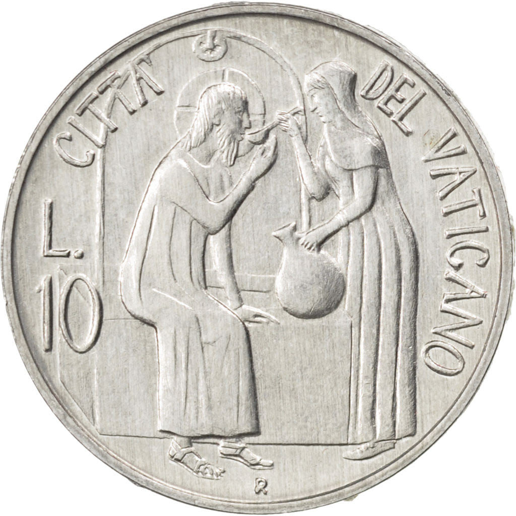 Monnaie, Cité du Vatican, John Paul II, 10 Lire, 1981, SPL, Aluminium, KM:155