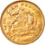 Moneda, Chile, 100 Pesos, 1947, Santiago, EBC, Oro, KM:175