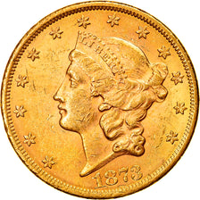 Coin, United States, Liberty Head, $20, Double Eagle, 1873, U.S. Mint