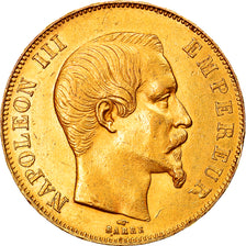 Münze, Frankreich, Napoleon III, 50 Francs, 1857, Paris, SS+, Gold, KM:785.1