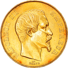 Moeda, França, Napoleon III, Napoléon III, 50 Francs, 1855, Paris, AU(50-53)