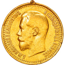 Munten, Rusland, Nicholas II, 7 Roubles 50 Kopeks, 1897, St. Petersburg, FR+