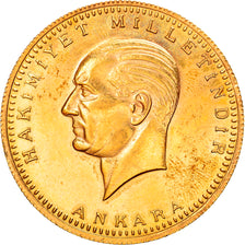 Moneta, Turcja, Mustafa Kemal Atatürk, 500 Kurush, 1962, Ankara, AU(55-58)