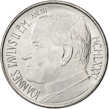 CITTÀ DEL VATICANO, John Paul II, 50 Lire, 1981, SPL, Acciaio inossidabile,...
