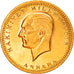 Coin, Turkey, Mustafa Kemal Atatürk, 100 Kurush, 1987, Ankara, MS(63), Gold