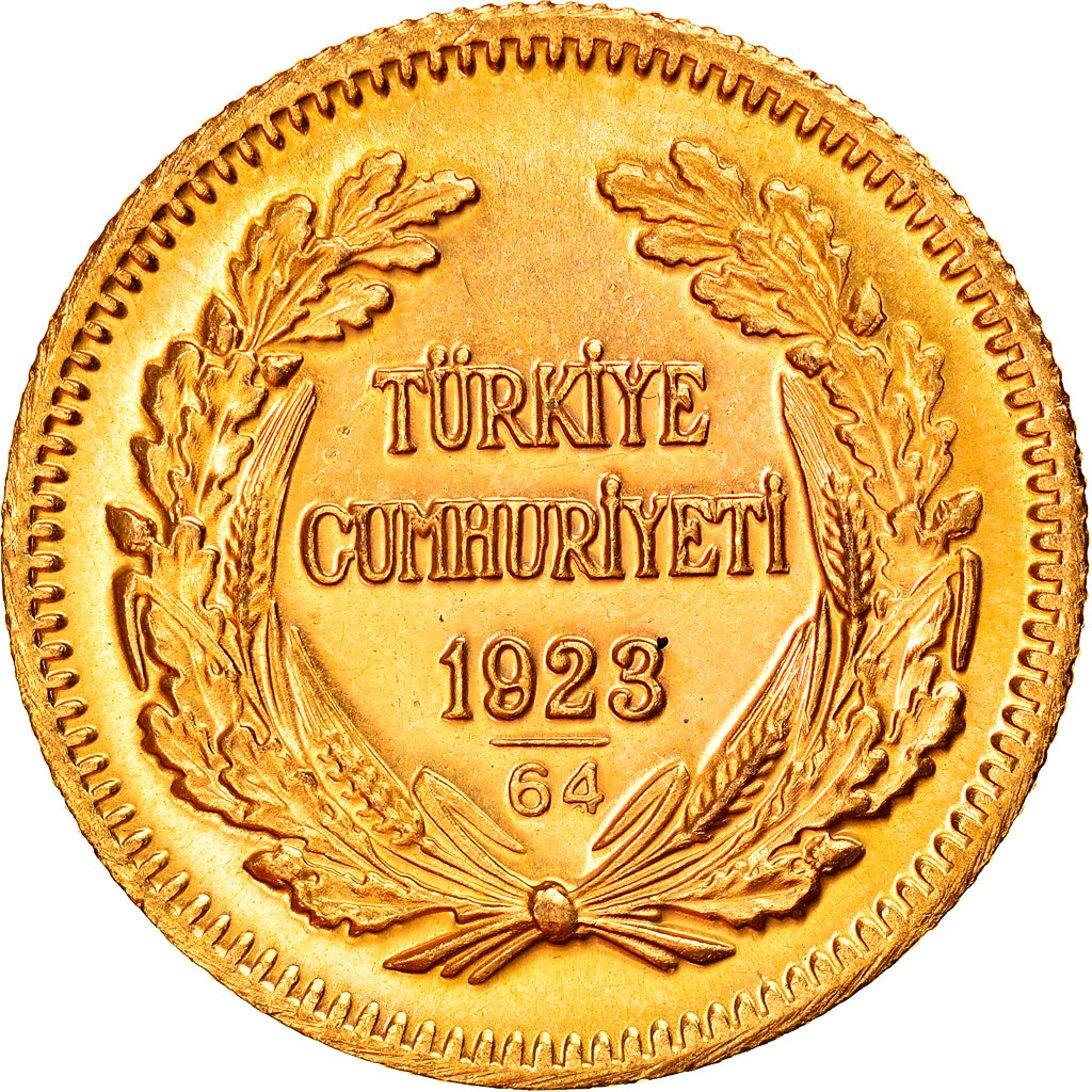 Münze, Türkei, Mustafa Kemal Atatürk, 100 Kurush, 1987, Ankara, UNZ, Gold