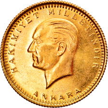 Münze, Türkei, Mustafa Kemal Atatürk, 100 Kurush, 1988, Ankara, UNZ+, Gold