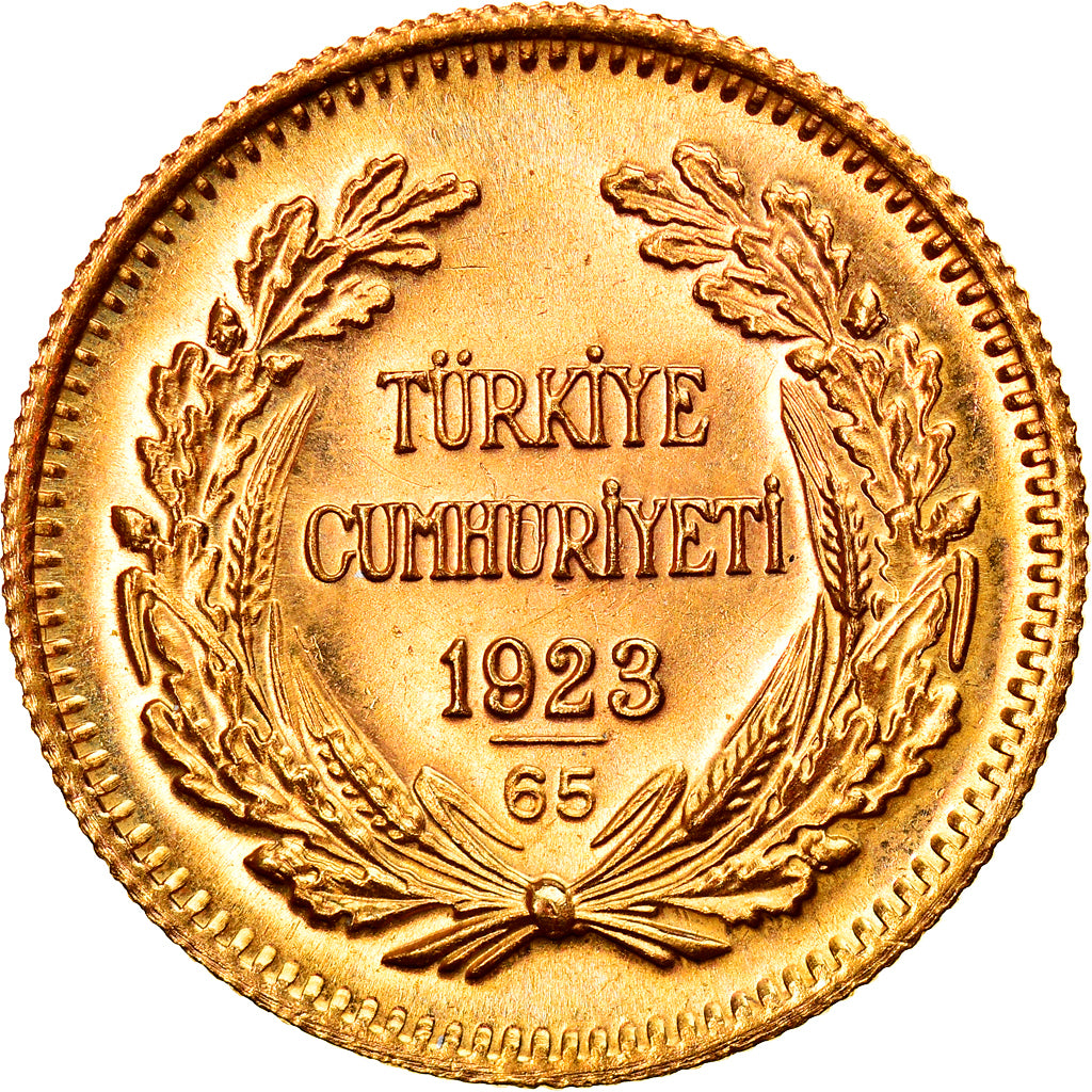 Münze, Türkei, Mustafa Kemal Atatürk, 100 Kurush, 1988, Ankara, UNZ+, Gold