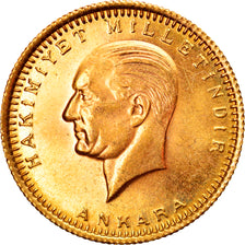 Coin, Turkey, Mustafa Kemal Atatürk, 100 Kurush, 1988, Ankara, MS(64), Gold