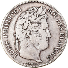 Coin, France, Louis-Philippe, 5 Francs, 1836, Rouen, VF(20-25), Silver