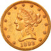 Coin, United States, Coronet Head, $10, Eagle, 1893, U.S. Mint, Philadelphia