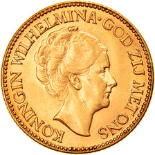 Monnaie, Pays-Bas, Wilhelmina I, 10 Gulden, 1925, Utrecht, SUP, Or, KM:162
