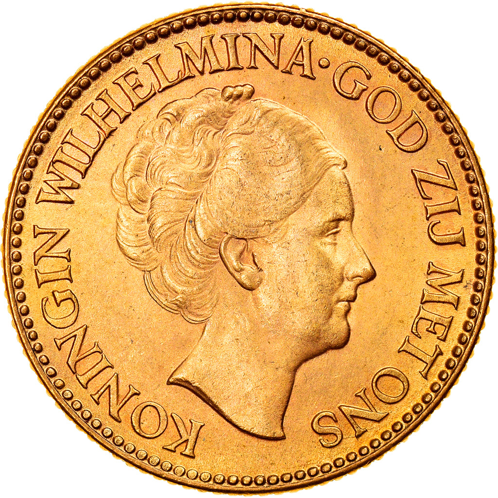 Monnaie, Pays-Bas, Wilhelmina I, 10 Gulden, 1925, Utrecht, SUP, Or, KM:162