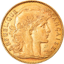 Coin, France, Marianne, 10 Francs, 1900, Paris, EF(40-45), Gold, KM:846
