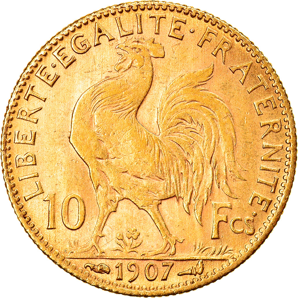 Monnaie, France, Marianne, 10 Francs, 1907, Paris, TTB+, Or, Gadoury:1017