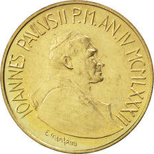 Monnaie, Cité du Vatican, John Paul II, 20 Lire, 1982, SPL, Aluminum-Bronze