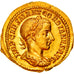 Moeda, Gordian III, Aureus, 238-239, Rome, MS(64), Dourado, RIC:11