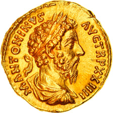 Moneda, Marcus Aurelius, Aureus, 170, Rome, EBC+, Oro, RIC:201
